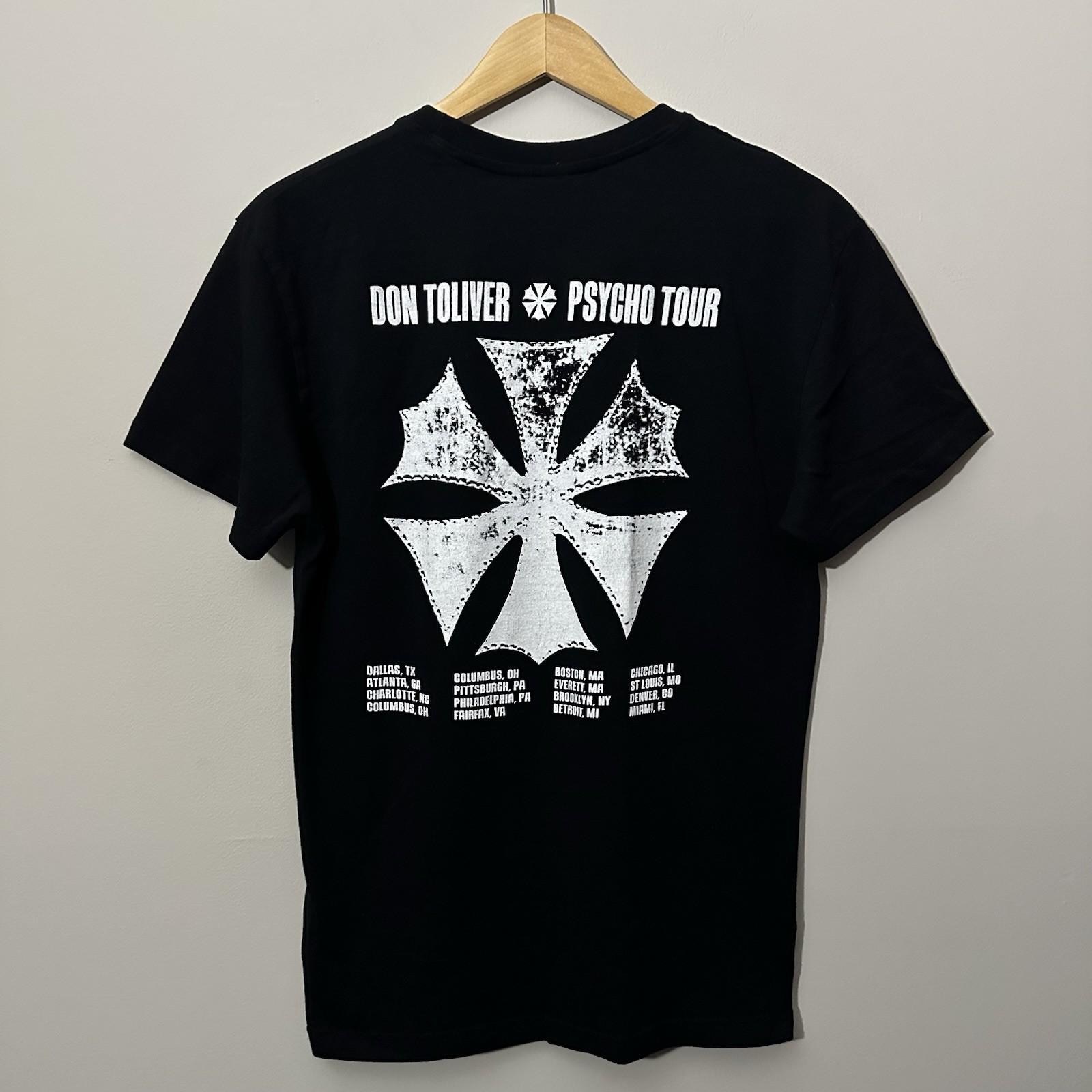 Don Toliver Psycho Tour T Adult Medium Cactus Jack Hip Hop Rap Music Unisex T-Shirt XXL
