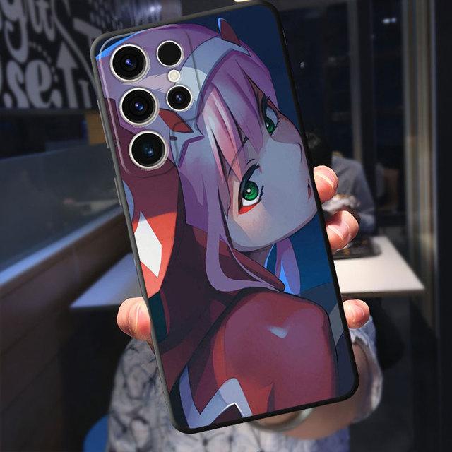 Hülle für Samsung Galaxy S22 Plus S21 S10e S23 Ultra 5g S20 Fe S10 S9 S8 Süße Anime Zero Two Darling In The Franxx Cover