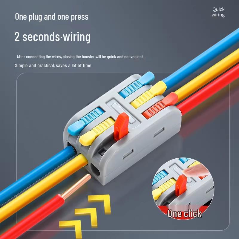 2-Position Multifunctional Quick Wiring Terminal Connector