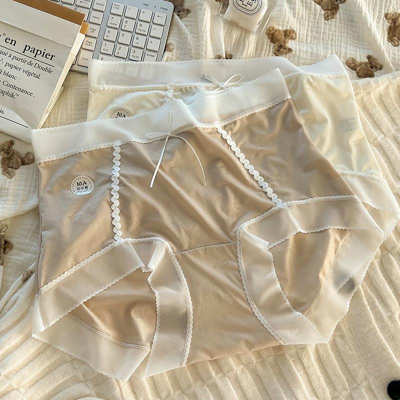 Panie Plus Size Oddychające Ultracienkie Bezszwowe Wygodne Oddychające Wysoka Elastyczność Nowe Majtki Kontrolujące Brzuch