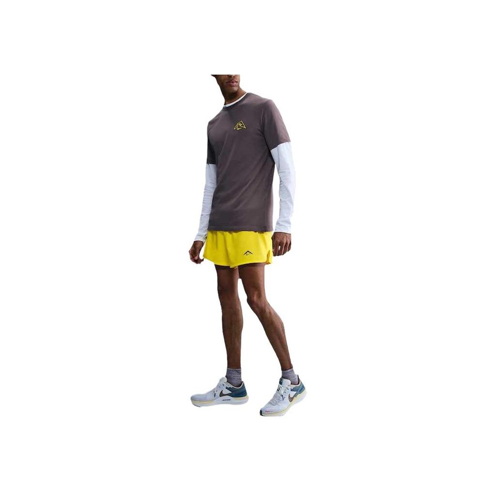 Nike Dri-FIT ADV Quick Dry Lightweight Soft Comfortable Stylish Versatile Dry Running Sports Shorts Men shorts Yellow HJ3572-718