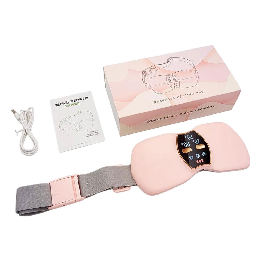 

Electric Abdominal Massager Warming Palace Belt For Women s Menstrual with Adjustable Temperature Belt For Warming the Uterus рожевий