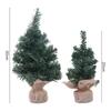 Linen Mini Christmas Tree Plastics Table Ornaments Gift Artificial Christmas Tree  Christmas