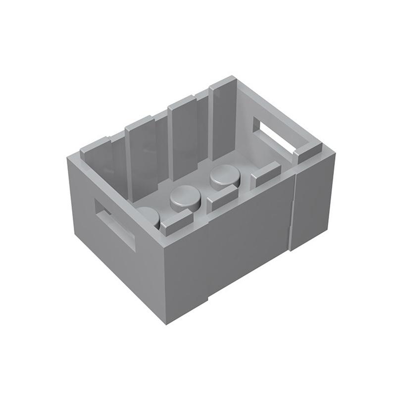 Non-Toxic 50G/12Pcs 30150 City Figure Container Accessories Building Blocks Crate Food Barrel Box Treasure Chest Bricks Toys Friends Parts