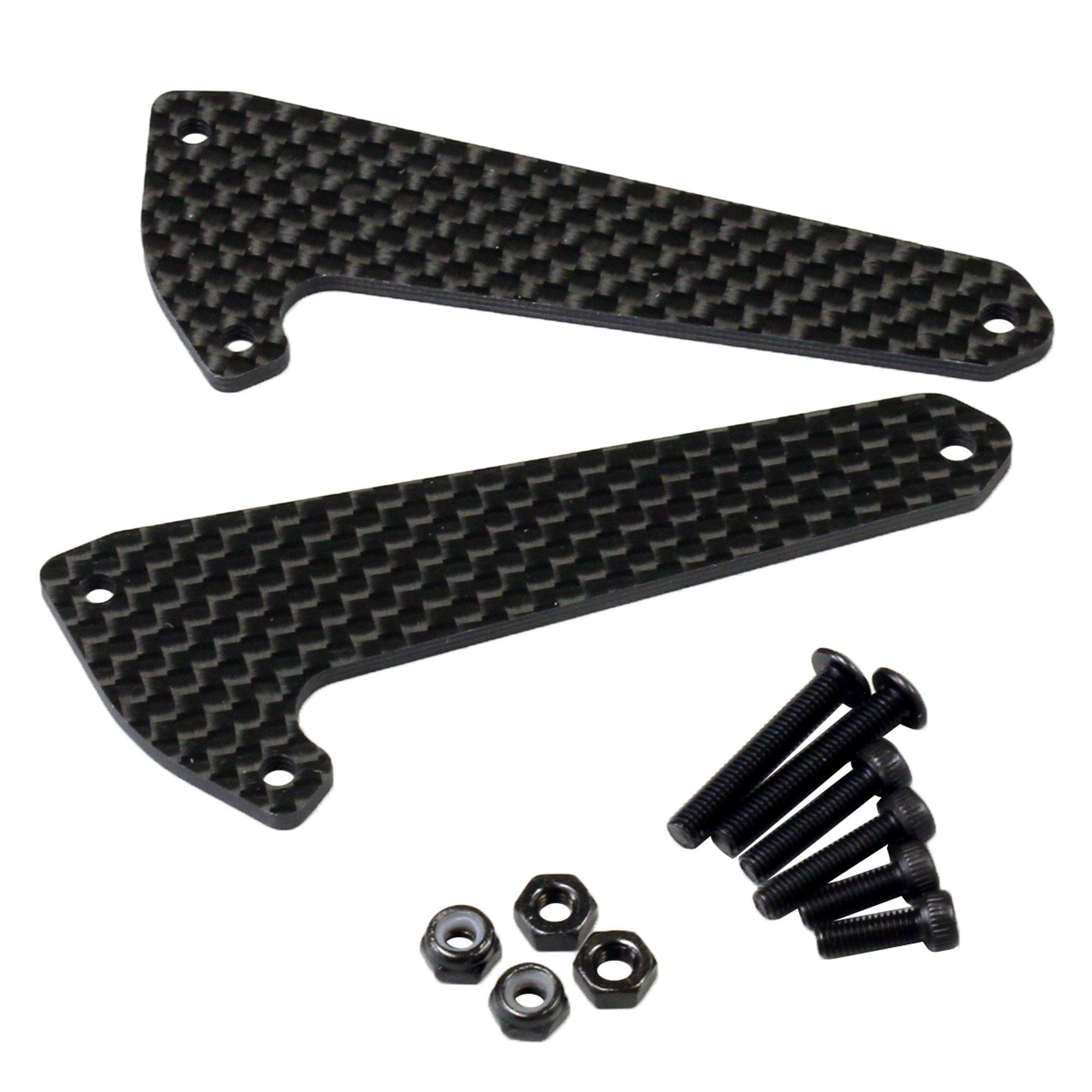 

Kyosho Carbon Front Shock Stays for HG Shocks of RC Parts SCW003 (Pack 2/Scorpion 2014)