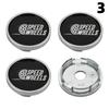 1 Set / 4 Pezzi Tappo OD 50MM / ID 45MM Per Cerchi SPORT X-TUNING SPEED RACING POWER Logo Coprimozzo Ruota Coprimozzo Ruota Auto Sportiva