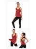 2024 Spring/Summer Slimming Faux Two-Piece Yoga Tank Top with Skin-Friendly Fabric and Stylish Hollow Back