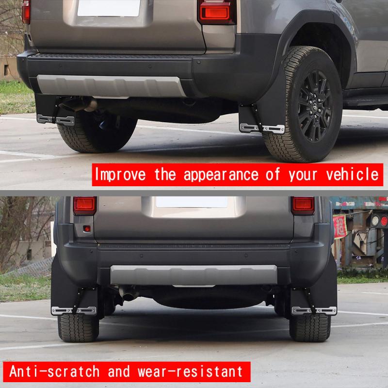 For Toyota Land Cruiser 250 Prado LC250 2024 2025 Front Rear Wheels Mudguards Fender Mud Flap Guards Splash Fenders Mudflaps