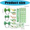 Saint Patrick Day Costume Accessories Shamrock Stickers Patricks Day Glasses Saint Patrick's Day Decoration Party Supply