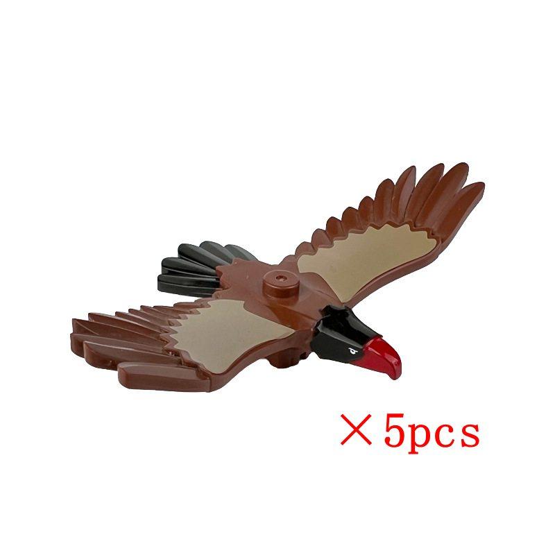 Niedliche Tiere, Vögel, Adler, Falke, Geier, Phönix, Chamäleon – Figuren, MOC-Bausteine, Spielzeug für Kinder, Geschenke, DIY-Spielzeug, Tierteile