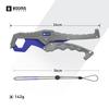Booms Fishing Fish Grip, Rust-Proof Fish Catcher G05, Lightweight, 49kg Weight Capacity, Fish Catcher with Carabiner Rope