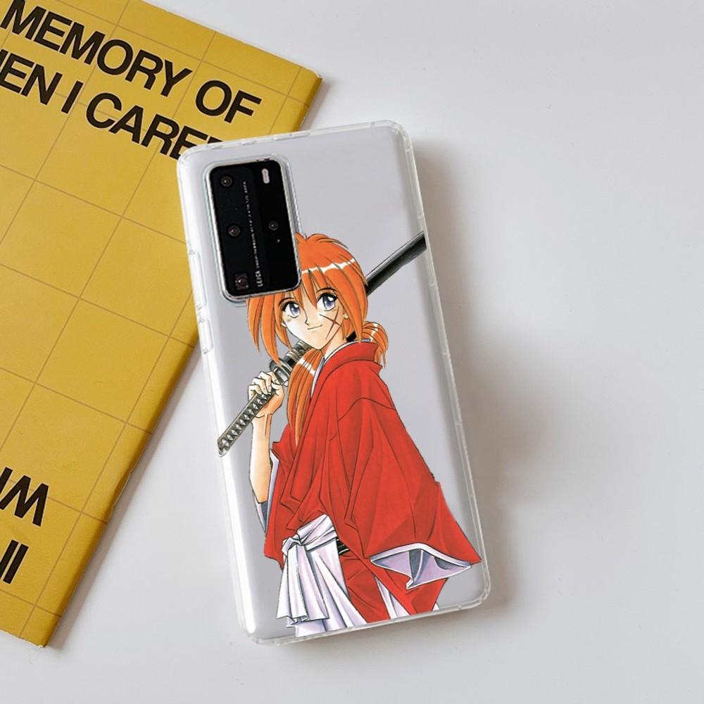 Rurouni Kenshin Anime Phone Case for Samsung S10 20 22 23 A10 40 for Xiaomi10 Note10 for Huawei P50 20 Honor60 70
