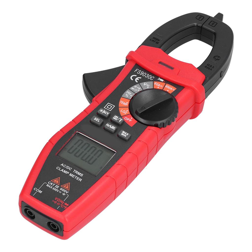 FS9030C Digital Multimeter LED Clamp Meter Intelligent Voltage Current Tester High Accuracy Clamp Ammeter