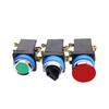 LA18-22 Control Button Switch with Flat Head Knob