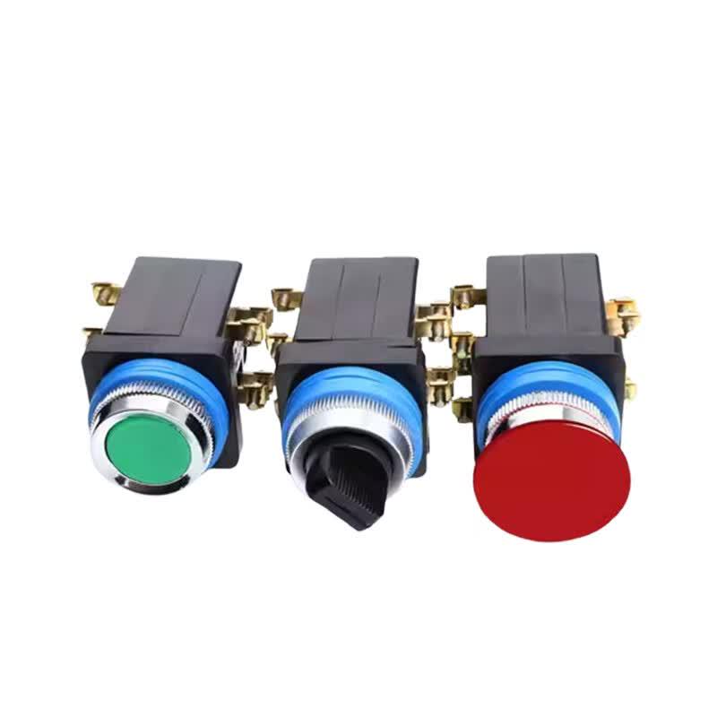 LA18-22 Control Button Switch with Flat Head Knob