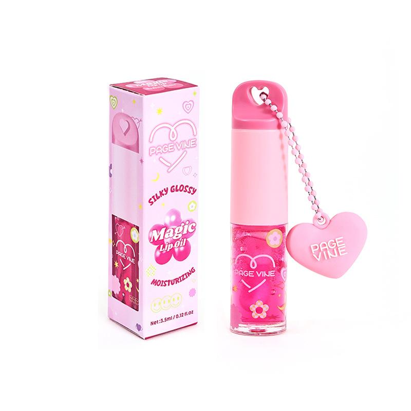 Mirror Pearl Lip Gloss Temperature Changing Soft Lip Oil Moisturizing Rich Lip Balm Waterproof Glass Liquid Lipstick Makeup