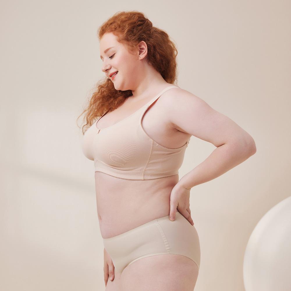 Large Size Bra Silicone Filled Bra No Steel Ring Small J Cup Bra for Large Breasts