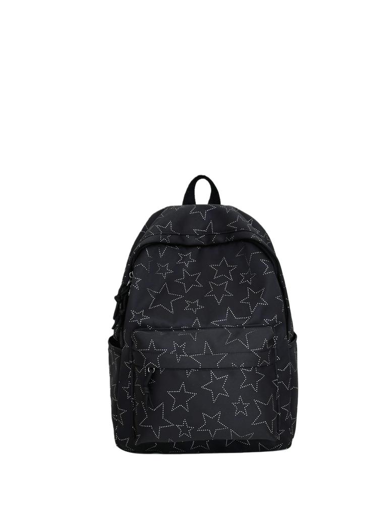 Zaino per la scuola Zaino per studenti di alto valore Zaino con stampa di stelle Zaino di grande capacità Zaino casual semplice e leggero