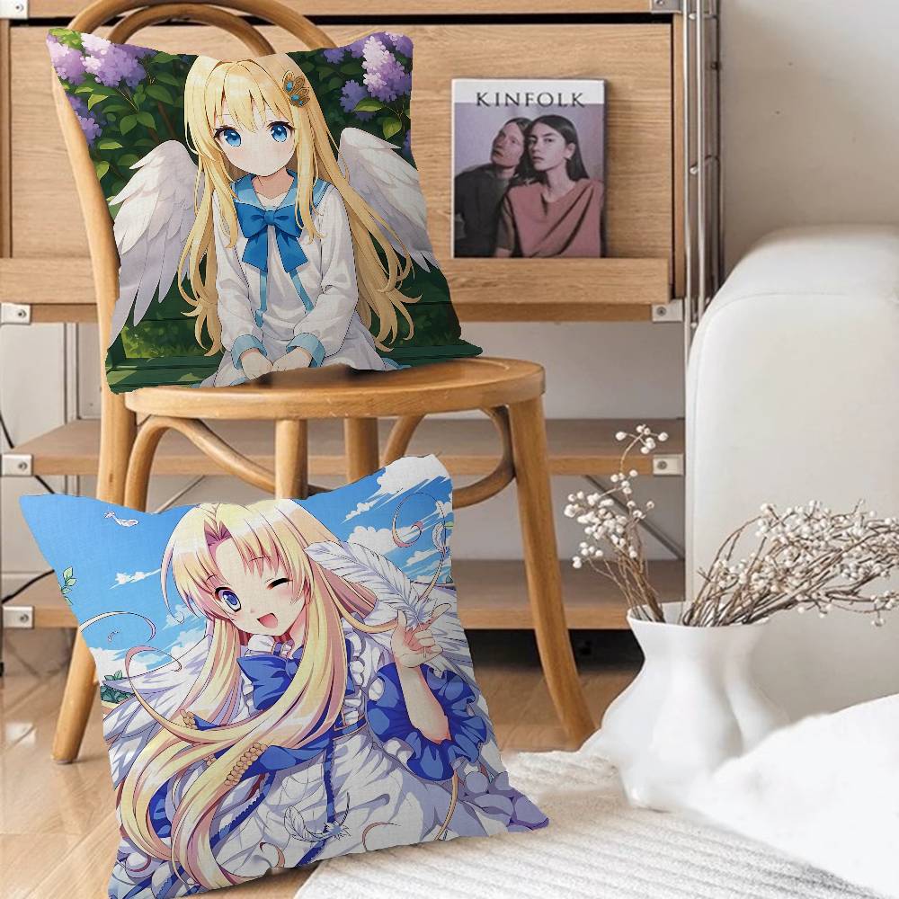 Anime-Charaktere Filo-O Kissenbezug Abnehmbarer Waschbarer Kissenbezug – Ganzjährig Weiches Leinen