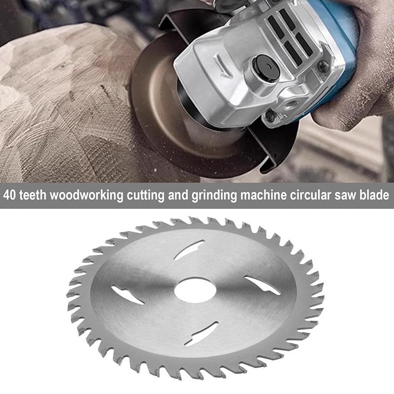 4"/5"/7" Carbide Tip Angle Grinder Cutting Disc Alloy Saw Blade Wood Disc for Electric/Aluminum/Table/Dust-Free Dril 1pc