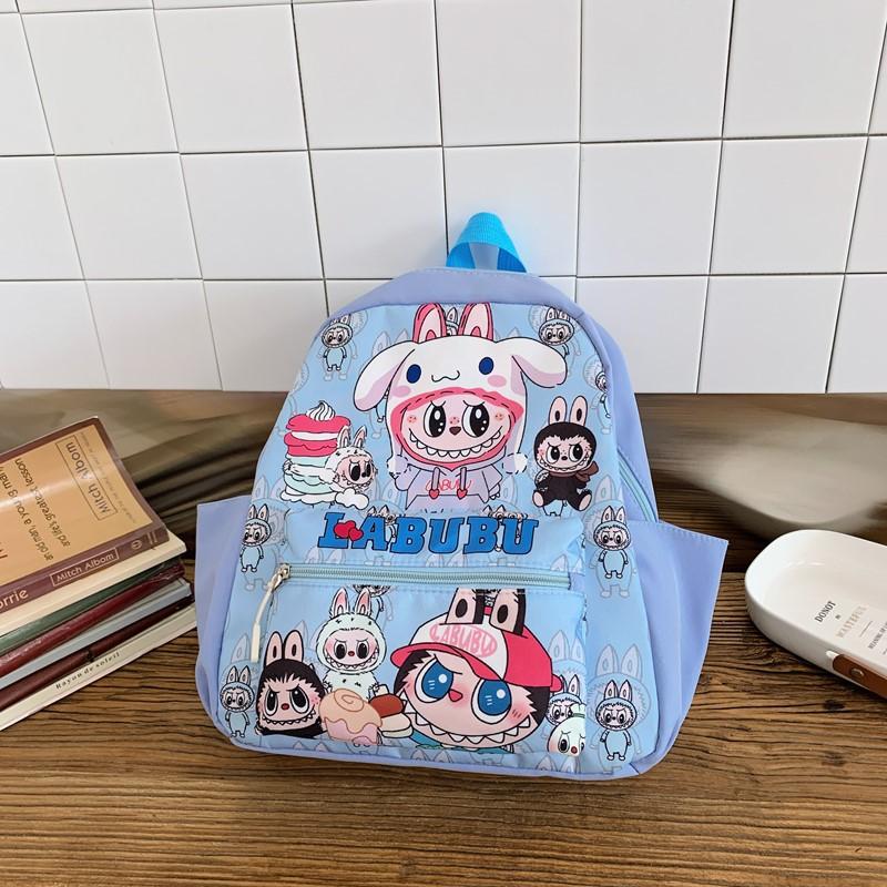 

Kindergarten Primary School Students Schoolbag Cartoon Cute Foreign Style Printing Boys And Girls Backpack Children S Backpack небесно-голубой