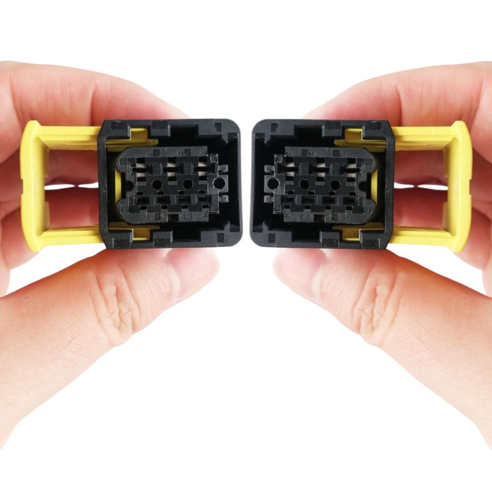 2Pcs 7Pin Connector Wire Harness For Mercedes Actros MP5 Truck Tail Light Plug Socket Wiring Cable Spare Parts Accessories