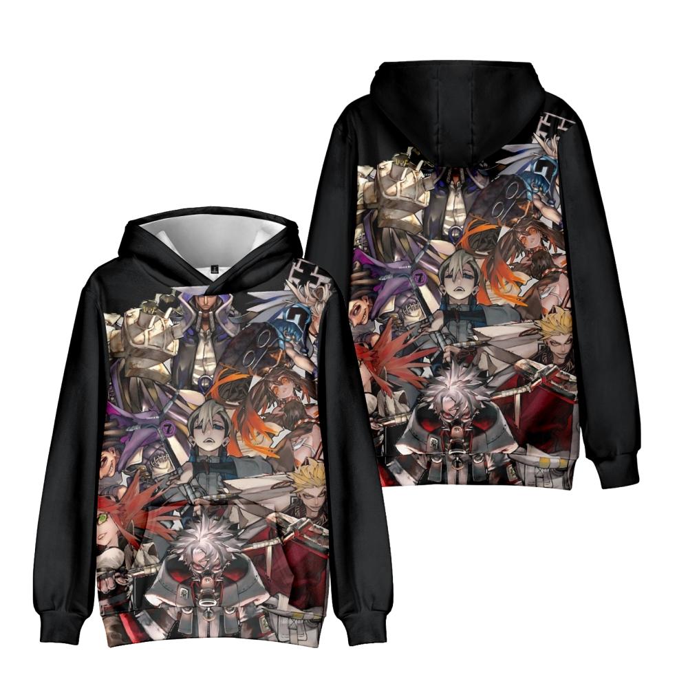 

Новое поступление мода GACHIAKUTA мультфильм толстовка с капюшоном Harajuku осень пуловер мода унисекс с длинным рукавом повседневная уличная свободная одежда для отдыха XXXXL чёрный