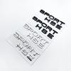 WDC5   New Car 3D ABS Letters Badge SPORT HSE Emblem for SUV Series Rear Trunk Tail Styling Sticker Accessories