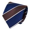[Ogier] 100% Seidenkrawatte, Normale Krawatte, Jacquard-Webart, Regimentsstreifen, Geschenk, Business, Herren, Stilvoll, 8 cm Breite