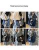 Large Casual Denim Tote: Versatile Canvas Shoulder Bag for Students & Commuters