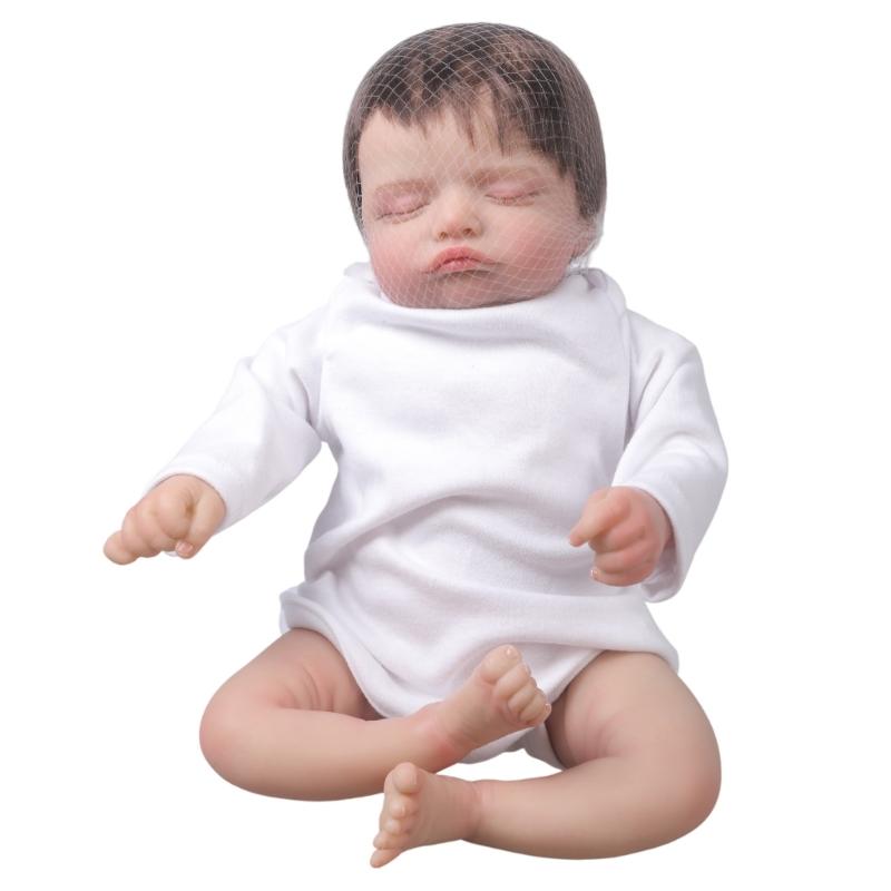 Poseable Doll with Realistic Details Vein Can See Companion for Elderly and Solitary Individuals Emulate a Real Infant 1