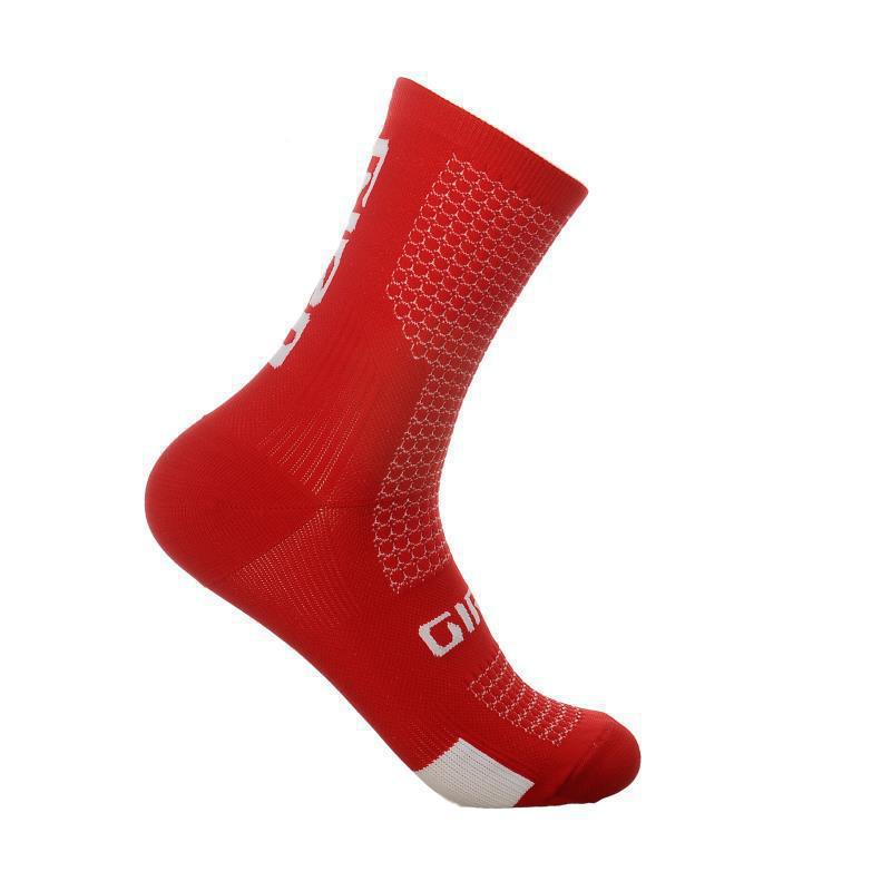 Hochelastische atmungsaktive Nylon-Mittelschaftsocken für Radfahren & Bergsteigen - Strapazierfähig, Schnelltrocknend, Geruchshemmend, Mehrfarbig, Ganzjahres