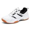 Newest Men'S Leather Shoes Fashion Tennis Table Tennis Shoe Training Badminton Shoe Large Size 38-46 Outdoor Sneakers Running Shoes