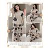 [Yasasee] Women's Pajamas, Thin, Room Wear, Women's, Plain, Summer, Spring, Autumn, Short Sleeve, Round Neck, Loose, Skin-friendly, Top and Bottom