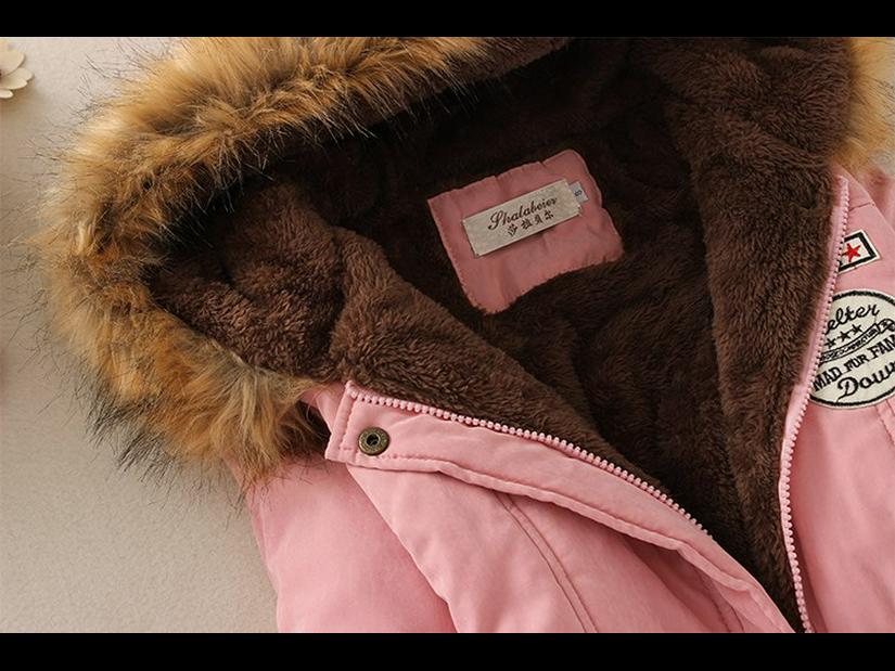 2024 Autumn/Winter Korean Style Slim Waist Hooded Military Cotton Coat for Women