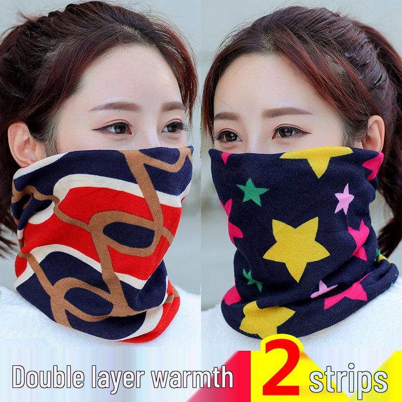 Men's Thermal Multifunctional Neck Gaiter: Windproof, Thickened Headscarf and Face Mask for Outdoor Cycling.