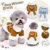 Fleece Puppy Winter Skirt Suede Dog Winter Dress New Pet Clothes  Small Dogs