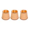 3Pcs Fabric Lampshade High Light Transmittance Perfect Edging Interventional Installation Safety