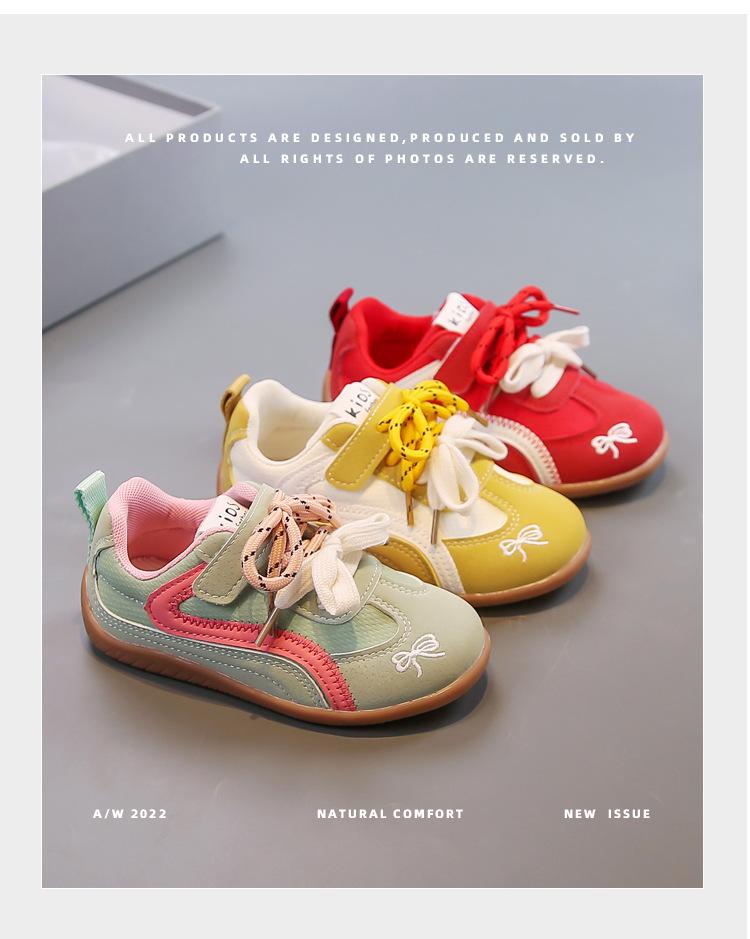 Girls' Breathable Mesh Sports Shoes for Kids - Autumn 2025 Casual Running Sneakers