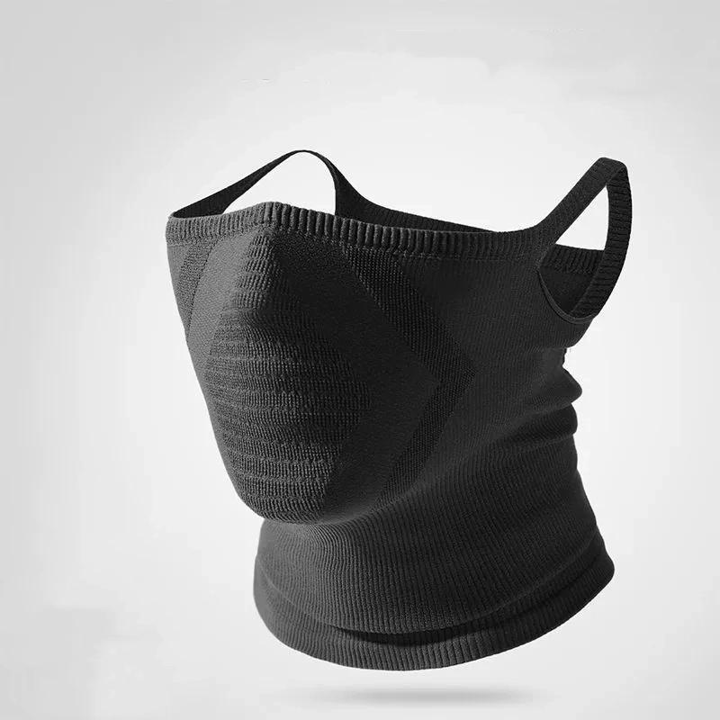 

Дышащая велосипедная бандана спортивная маска многоразовая защита лица для улицы походы кемпинг бег велосипед мягкий гейтор для шеи шарф для мужчин One size чёрный