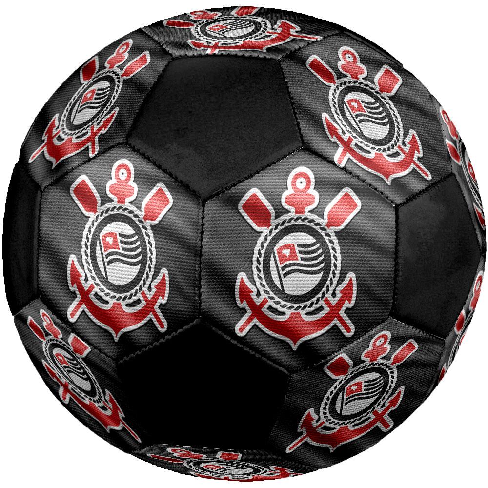 Sport Club Corinthians Paulista Size 5 Soccer Ball, Machine-Stitched PVC, Durable & High Bounce, All Ages Fit, Fan Merchandise, Matches & Outdoor Use.