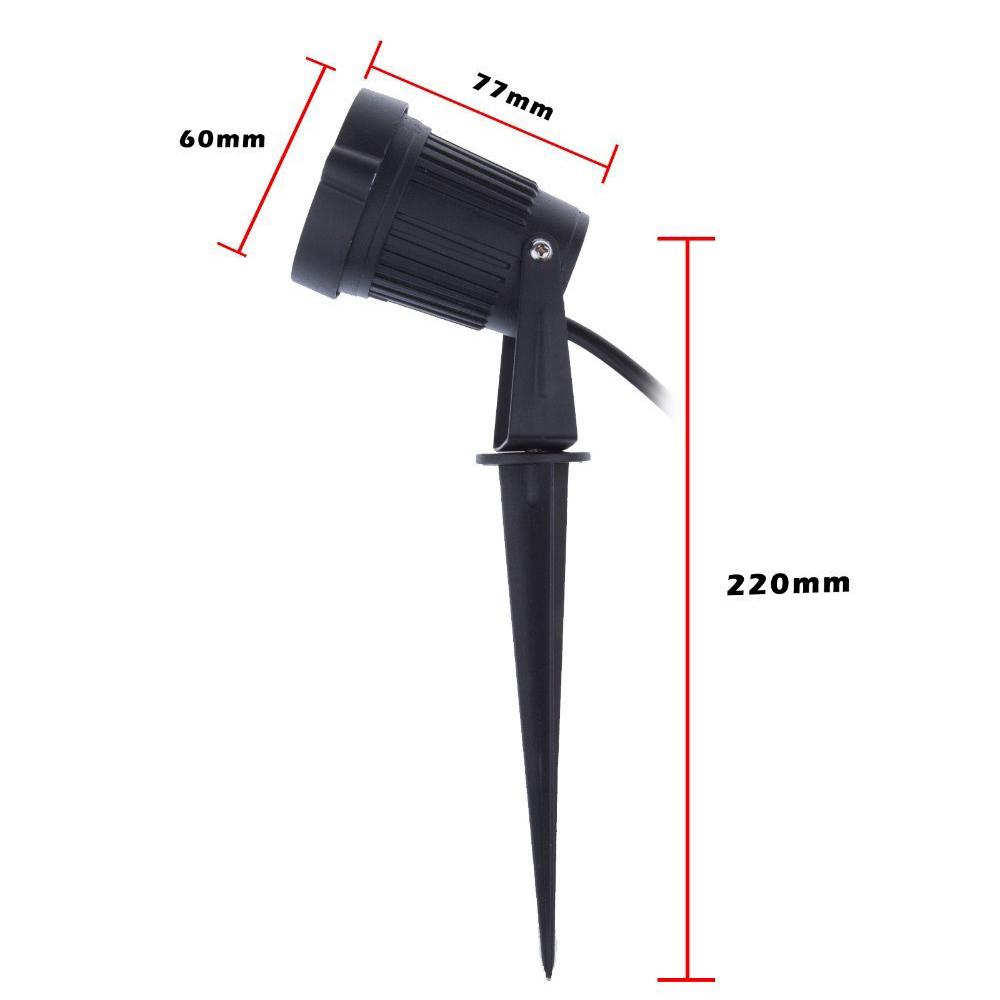 5W COB LED Lawn Lamp DC12V Outdoor Landscape Light Spot Light IP65 Water Resistance for Garden Patio Yard Courtyard Path Warm White