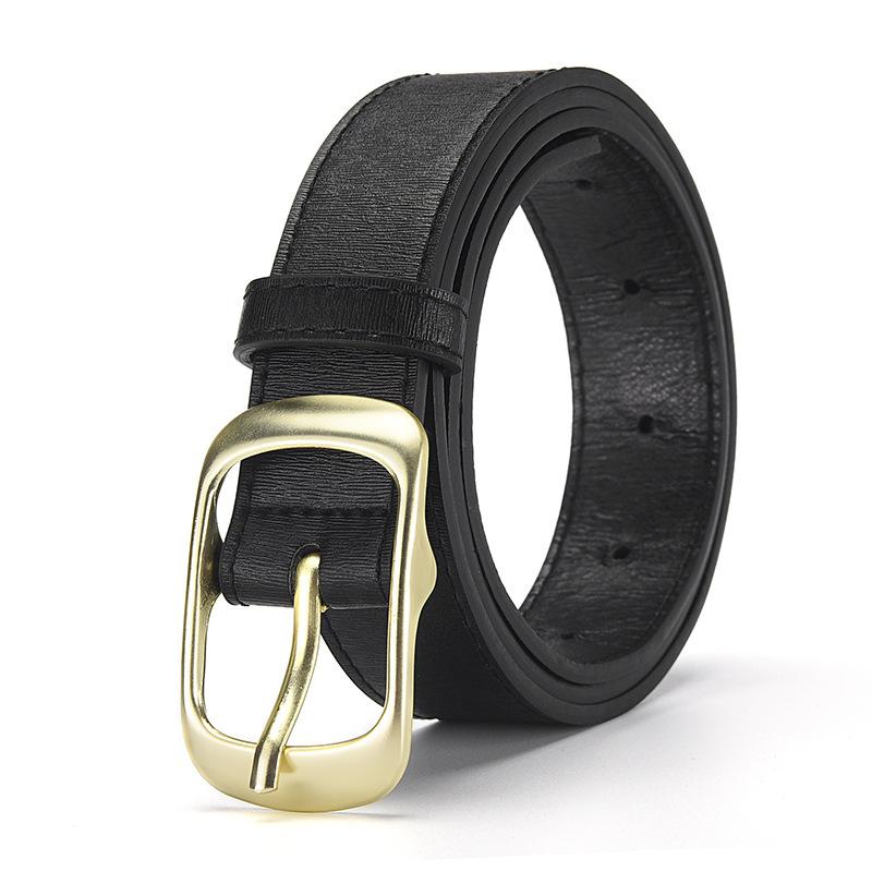 New Minimalist and Fashionable Women's Belt with Temperament White Belt Casual Pants Jeans Women's Decorative Belt