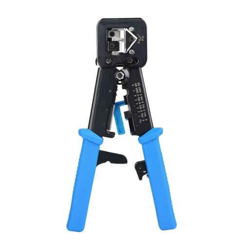 Cable Matters Crimping Pliers, LAN Connector Crimping Pliers, RJ45 Modular Crimping Tool, Penetrating Type, Compatible with RJ45/RJ11/RJ12 8P/6P CAT6/