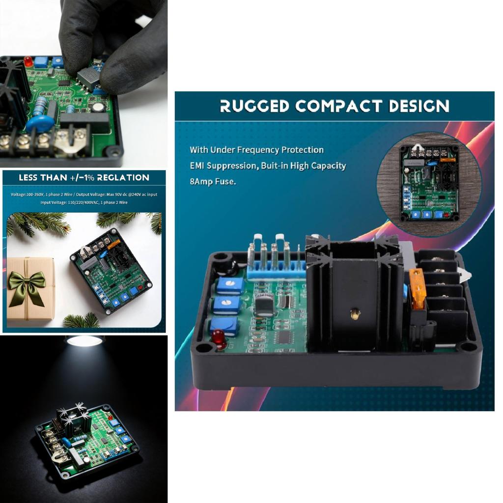 Diesel Generator Gavr 8a Voltage Regulator With Automatic Voltage Control For Backup Power System