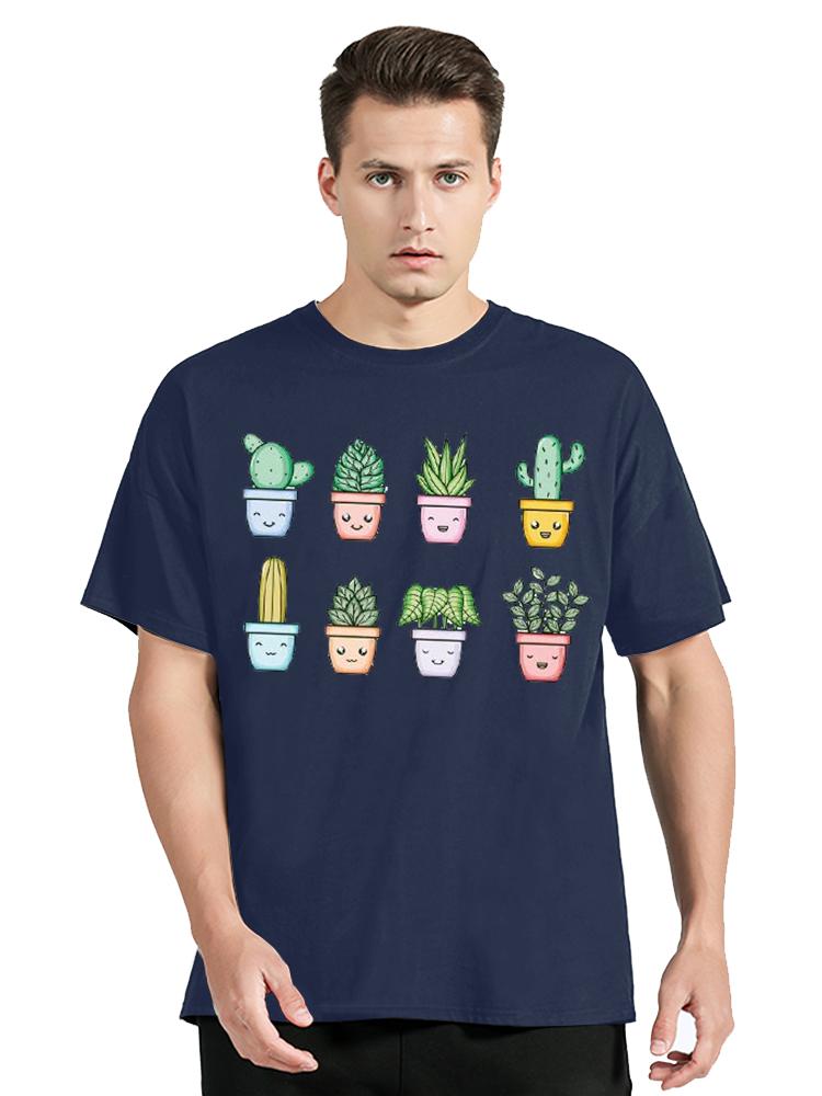 

Cartoon Plant Spring Summer 90s Mujer Camisetas T-shirt Unisex Tees Tops T Shirt Graphic Oversized Tshirt Men s Clothing S
