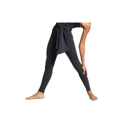 Leggings Fitness de Cor Sólida Cintura Alta Feminino Leggings Preto AR7556-080-L