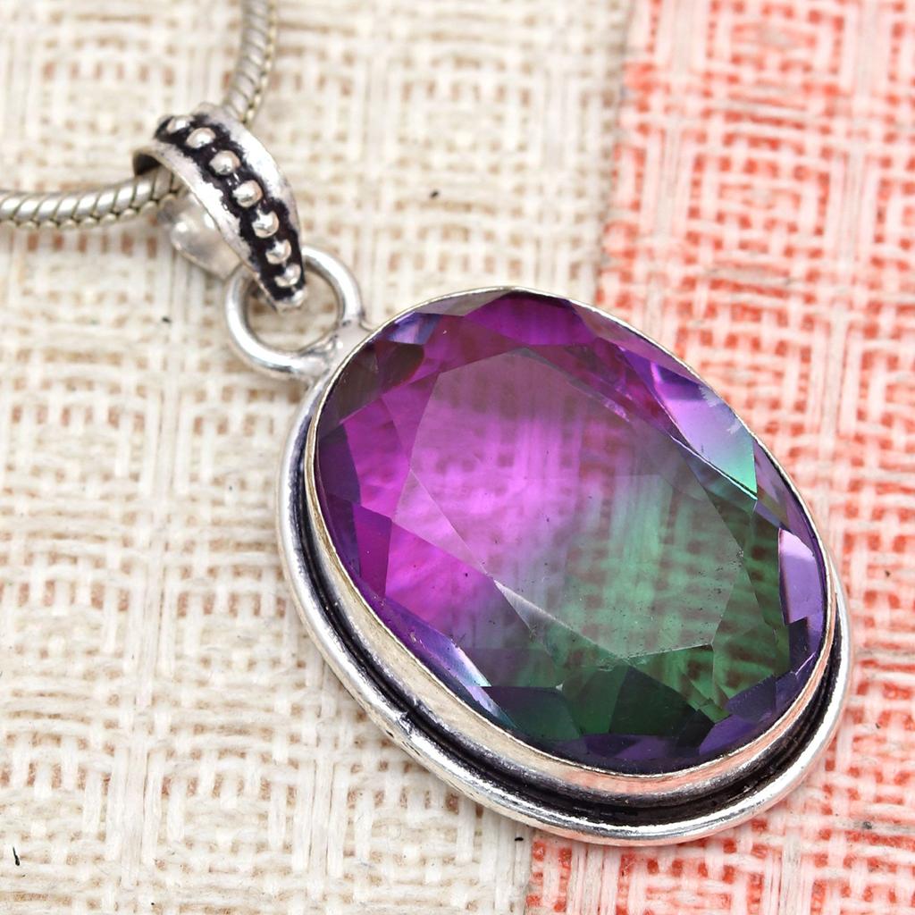 Tourmaline Set Gemstone Gift Wedding Party Bi-Color Pendant,Earring,Ring