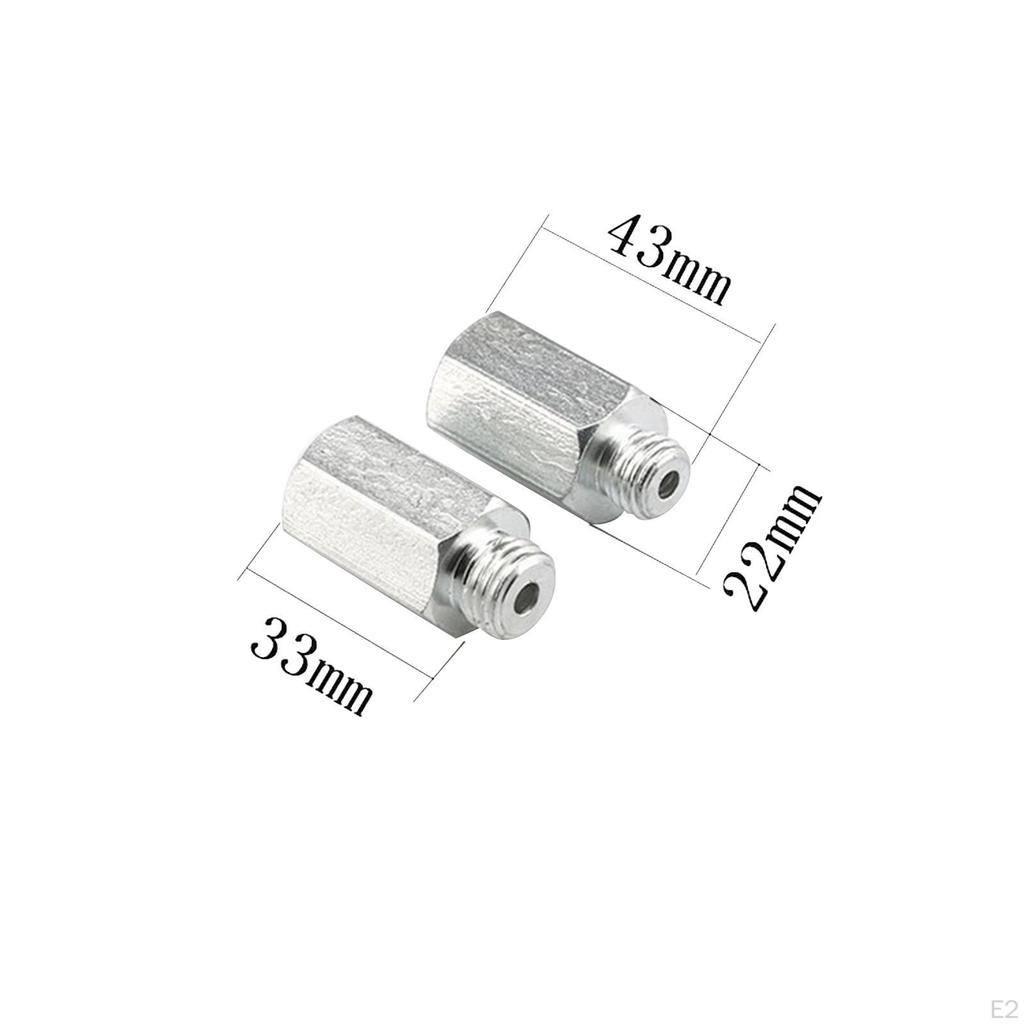 2 Pieces Metal Converter Polishing Machine M14/ Connecting Thread Polisher Drill Bit Screw Interface