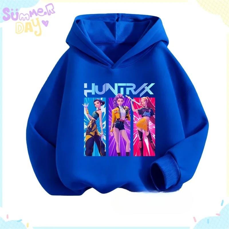 Bluzy Bluzy Dziewczęce Dziecięce Dziewczęce Kreskówkowe z Nadrukiem Bluza z Kapturem Moda Casualowa Bluza z Kapturem